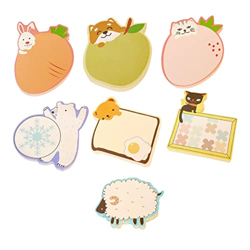 Housoutil 7 Stück Teiliges Cartoon Tier Memo Pads Selbstklebende Notizen für Schule Büro und Studenten Hochwertige Schreibunterlagen für Wichtige Notizen und Erinnerungen Housoutil 7 Stück Teiliges Cartoon Tier Memo Pads Selbstklebende Notizen für Schule Büro und Studenten Hochwertige Schreibunterlagen für Wichtige Notizen und Erinnerungen von Housoutil
