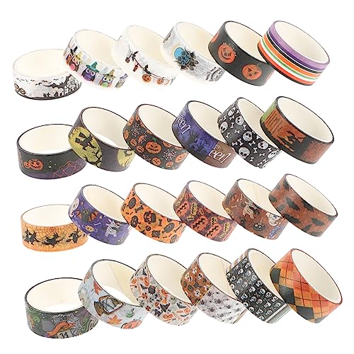 Housoutil 72 Rollen Halloween Washi Tape pro Handgefertigte Dekorative Klebebänder mit Gruseligen Motiven für DIY Scrapbooking Geschenkverpackung Basteln und Halloween Dekoration Housoutil 72 Rollen Halloween Washi Tape pro Handgefertigte Dekorative Klebebänder mit Gruseligen Motiven für DIY Scrapbooking Geschenkverpackung Basteln und Halloween Dekoration von Housoutil