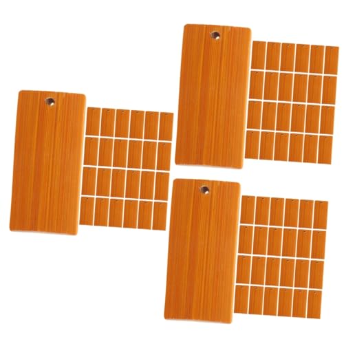 Housoutil 75 Stück Diy Bamboo Schlüsselanhänger Tags Rechteckige Anhänger für Bastelarbeiten Gravierbare Dekorationen für und Anlässe von Housoutil