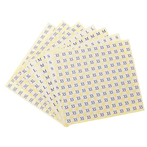 Housoutil 7Packs Runde Selbstklebende Kleidungsgrößen Aufkleber Praktische Etiketten für Xs S Xl Xxl Xxxl Effiziente Größenetiketten für Bessere Organisation und Inventarkontrolle Housoutil 7Packs Runde Selbstklebende Kleidungsgrößen Aufkleber Praktische Etiketten für Xs S Xl Xxl Xxxl Effiziente Größenetiketten für Bessere Organisation und Inventarkontrolle von Housoutil