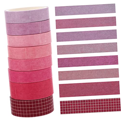 Housoutil 8 Rollen Einfarbiges Washi Tape Streifen Scrapbook-diy-klebebänder Pastell Papier Klebeband Zeitschrift Journaling Dekorative Washi-klebebänder Diy-bänder Japanisches Papier Housoutil 8 Rollen Einfarbiges Washi Tape Streifen Scrapbook-diy-klebebänder Pastell Papier Klebeband Zeitschrift Journaling Dekorative Washi-klebebänder Diy-bänder Japanisches Papier von Housoutil