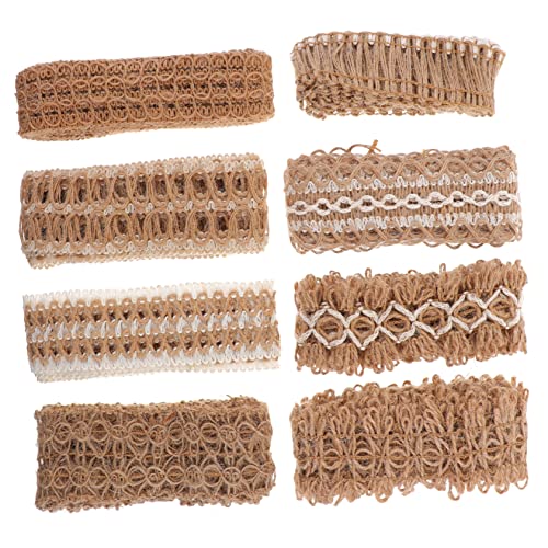 Housoutil 8 Rollen Rollen Geflecht aus Hanfseil jute band Juteband Jutebänder für Herbstdekorationen Vintage Jutebänder Schleife Bänder umwickeln Band aus Jutegewebe Sackleinenband Housoutil 8 Rollen Rollen Geflecht aus Hanfseil jute band Juteband Jutebänder für Herbstdekorationen Vintage Jutebänder Schleife Bänder umwickeln Band aus Jutegewebe Sackleinenband von Housoutil