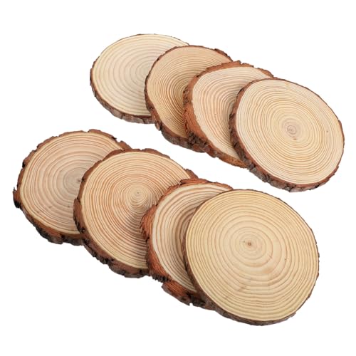 Housoutil 8 Stück Dekorative Holzspäne Aus Lindenholz Unbehandelte Holzscheite Rundholz Hochzeitsdekoration Bastelzubehör Holzscheiben DIY Unbehandelte Naturholzscheiben Housoutil 8 Stück Dekorative Holzspäne Aus Lindenholz Unbehandelte Holzscheite Rundholz Hochzeitsdekoration Bastelzubehör Holzscheiben DIY Unbehandelte Naturholzscheiben von Housoutil
