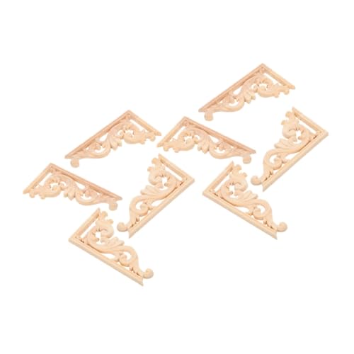 Housoutil 8 Stück Europäische Massivholzblumenscheiben Holz Geschnitzte Onlays Holzgeschnitzte Onlay-applikation Holzgeschnitzte Anwendung Dekorative Beige Hölzern Housoutil 8 Stück Europäische Massivholzblumenscheiben Holz Geschnitzte Onlays Holzgeschnitzte Onlay-applikation Holzgeschnitzte Anwendung Dekorative Beige Hölzern von Housoutil