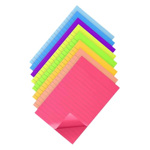 Housoutil 8 Stück -Notizbuch merkzettel Notizblock Memo Pads für Aufgabenlisten schreibtischzubehör bunt gefüttert Lesen von Seitenmarkierungen Glatt schreibende Notizblöcke Papier Housoutil 8 Stück -Notizbuch merkzettel Notizblock Memo Pads für Aufgabenlisten schreibtischzubehör bunt gefüttert Lesen von Seitenmarkierungen Glatt schreibende Notizblöcke Papier von Housoutil