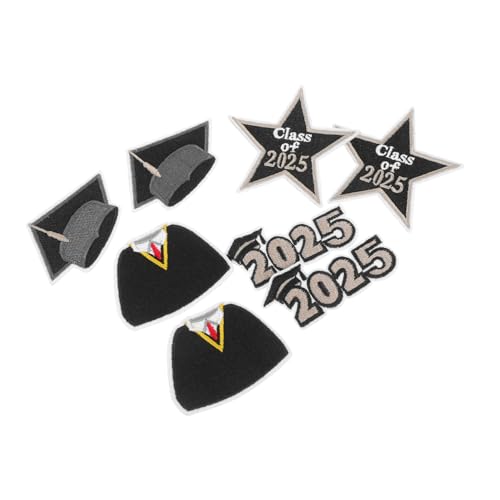 Housoutil 8 Stück Teiliges Abschluss Patches zum Aufbügeln Bestickte Applikationen für Kleidung Hüte Taschen DIY Projekte Farbechte und Strapazierfähige Aufnäher Housoutil 8 Stück Teiliges Abschluss Patches zum Aufbügeln Bestickte Applikationen für Kleidung Hüte Taschen DIY Projekte Farbechte und Strapazierfähige Aufnäher von Housoutil