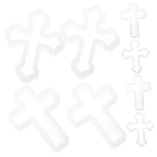 Housoutil 8 Stück Teiliges DIY Silikon Kreuz Anhänger Formen Flexible Reißfeste Gießform mit Glatter Innenfläche Sicher für Schmuckherstellung und Schlüsselanhänger für Kreative Housoutil 8 Stück Teiliges DIY Silikon Kreuz Anhänger Formen Flexible Reißfeste Gießform mit Glatter Innenfläche Sicher für Schmuckherstellung und Schlüsselanhänger für Kreative von Housoutil