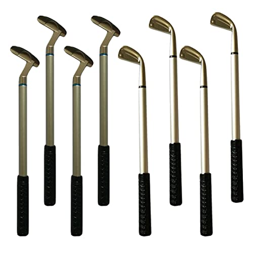 Housoutil 8 Stück Teiliges Mini Golf Kugelschreiber Dekorative Schreibutensilien für Schreibtisch für Büro und mit Zwei Farbvarianten Schwarz und Blau von Housoutil