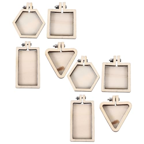 Housoutil 8 Stück Teiliges Mini Stickrahmen Stabilem Material für Diy Stickerei Verschiedene Formen für Projekte Dekoration oder Housoutil 8 Stück Teiliges Mini Stickrahmen Stabilem Material für Diy Stickerei Verschiedene Formen für Projekte Dekoration oder von Housoutil