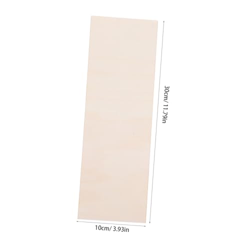 Housoutil 8 Stück Teiliges Rechteckige Holzplatten für Basteln und Malen Leichte Unbemalte Holztafeln aus Holz für Kreative Kunstwerke DIY Dekorationen Zeichen und Bauprojekte von Housoutil