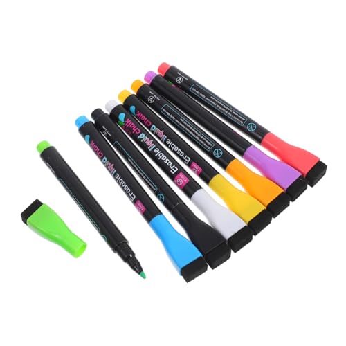 Housoutil 8 Stück Whiteboard-stift Fenstermarker Für Glas Abwaschbar Trocken Abwischbare Tafelmarker Trocken Abwischbare Marker Für Kleinkinder Trocken Abwischbare Marker Magnetisch Pp von Housoutil