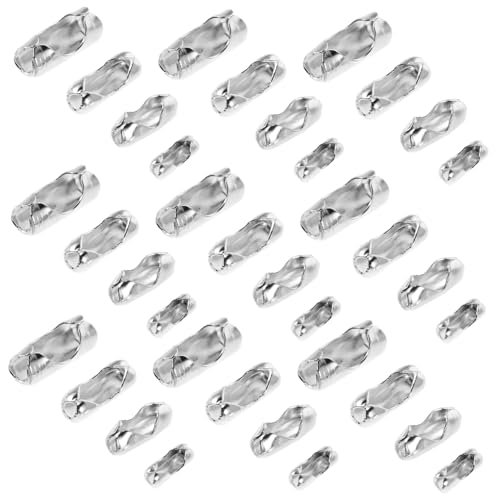 Housoutil 800 Stück Perlenverbindungsstück Perlenkugelverbinder Verschluss Perlenkettenclips Perlenkugelkettenclips Perlenkettenverschluss Perlenkettenverbinder Kettenverschluss Silber Housoutil 800 Stück Perlenverbindungsstück Perlenkugelverbinder Verschluss Perlenkettenclips Perlenkugelkettenclips Perlenkettenverschluss Perlenkettenverbinder Kettenverschluss Silber von Housoutil
