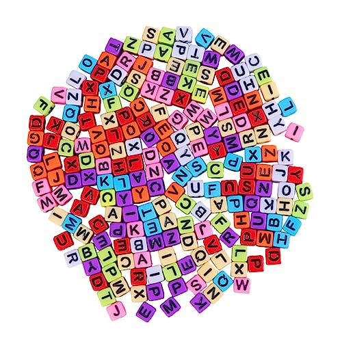 Housoutil 800Stücke Alphabet Perlen DIY Schmuck Zubehör mit Quadratischen Kunststoffperlen Farben für Armbänder und Bastelprojekte Housoutil 800Stücke Alphabet Perlen DIY Schmuck Zubehör mit Quadratischen Kunststoffperlen Farben für Armbänder und Bastelprojekte von Housoutil