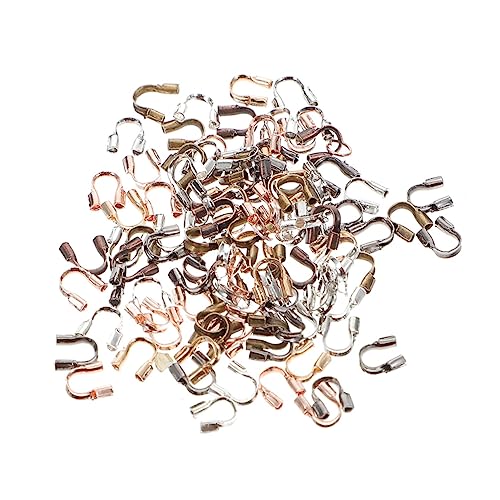 Housoutil 800Stücke U Form Kabelschutz Drahtschutzschleifen für Schmuckherstellung Langlebige Verbindungsstücke für DIY Armbänder und Ketten Schützt von Housoutil