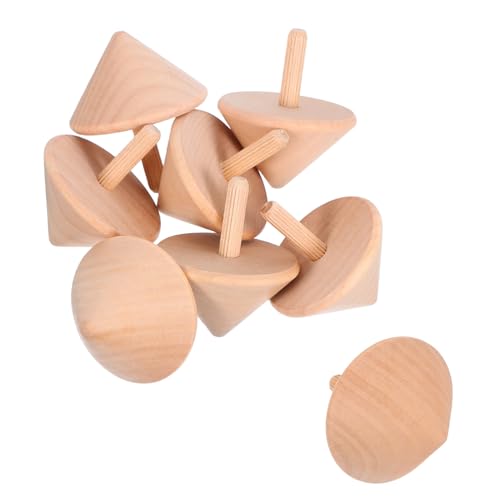Housoutil 8Stücke Holz Kreiselspielzeug für Unbemalte Gyro Bastelarbeiten Tragbares Hand Auge Koordination für Aktivitäten Housoutil 8Stücke Holz Kreiselspielzeug für Unbemalte Gyro Bastelarbeiten Tragbares Hand Auge Koordination für Aktivitäten von Housoutil