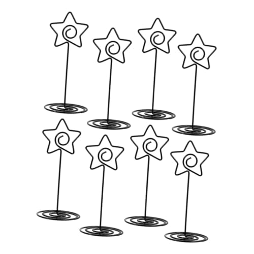 Housoutil 8Stücke Tischkartenhalter aus Stabilem Sternform für Hochzeiten Menüs Memos und Fotos Dekorative Bildhalter für Tische Vielseitig Einsetzbar Housoutil 8Stücke Tischkartenhalter aus Stabilem Sternform für Hochzeiten Menüs Memos und Fotos Dekorative Bildhalter für Tische Vielseitig Einsetzbar von Housoutil