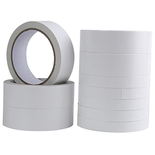 Housoutil 9 Rollen Starkes transparentes Band doppelseitiges klebeband strapazierfähig Bastelband Büroband zweiseitiges klebeband Starkes Klebeband Handwerksklebstoff Heißschmelzkleber Weiß Housoutil 9 Rollen Starkes transparentes Band doppelseitiges klebeband strapazierfähig Bastelband Büroband zweiseitiges klebeband Starkes Klebeband Handwerksklebstoff Heißschmelzkleber Weiß von Housoutil