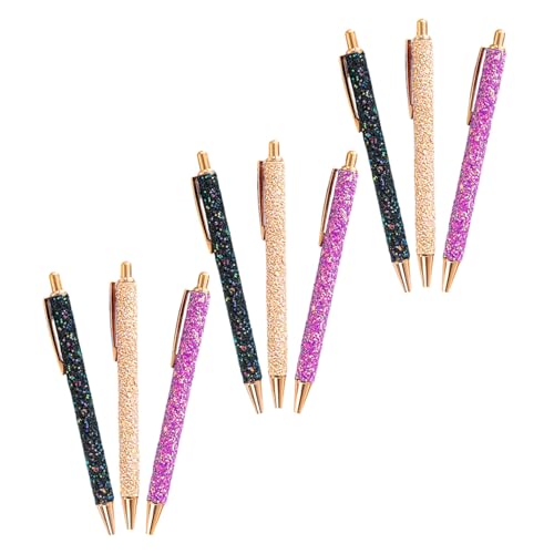 Housoutil 9 Stück Glitzerstifte Für Lehrer Glitzerstifte Für Frauen Paillettenstifte Für Schulbedarf Pailletten Klickstifte Kugelschreiber Für Den Täglichen Gebrauch Housoutil 9 Stück Glitzerstifte Für Lehrer Glitzerstifte Für Frauen Paillettenstifte Für Schulbedarf Pailletten Klickstifte Kugelschreiber Für Den Täglichen Gebrauch von Housoutil