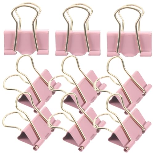 Housoutil 9 Stück Niedliche Binder Clips Pastellfarben Multifunktionale Büroklammern für Organisieren von Dokumenten Notizen und Robuste Metallkonstruktion für Schule und Büro Housoutil 9 Stück Niedliche Binder Clips Pastellfarben Multifunktionale Büroklammern für Organisieren von Dokumenten Notizen und Robuste Metallkonstruktion für Schule und Büro von Housoutil