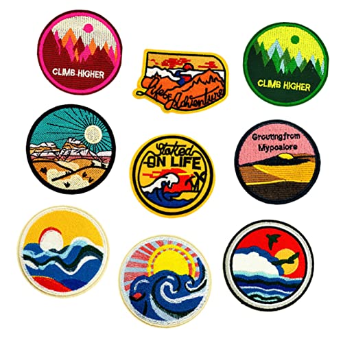 Housoutil 9 Stück Runde Gestickte Patches Teiliges für Aufbügeln für Jacken Jeans Taschen und Diy Projekte Hautfreundlichem Material Cartoonartige Designs für Kreative Dekorationen Housoutil 9 Stück Runde Gestickte Patches Teiliges für Aufbügeln für Jacken Jeans Taschen und Diy Projekte Hautfreundlichem Material Cartoonartige Designs für Kreative Dekorationen von Housoutil