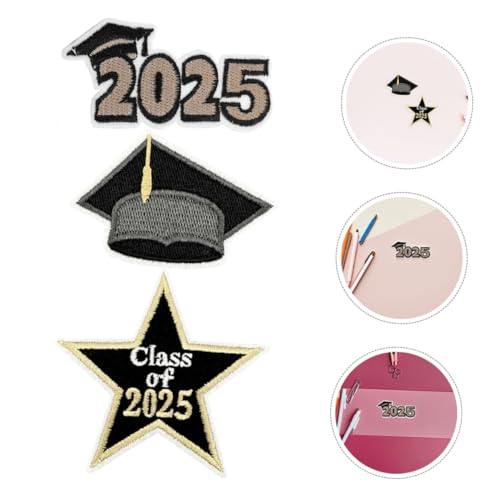 Housoutil 9 Stück Teiliges Graduation Season Stickerei Patches zum Aufbügeln DIY Textilapplikationen für Kleidung Rucksäcke und Hüte Vielseitige Abschluss Motive für Kreative Gestaltung Housoutil 9 Stück Teiliges Graduation Season Stickerei Patches zum Aufbügeln DIY Textilapplikationen für Kleidung Rucksäcke und Hüte Vielseitige Abschluss Motive für Kreative Gestaltung von Housoutil