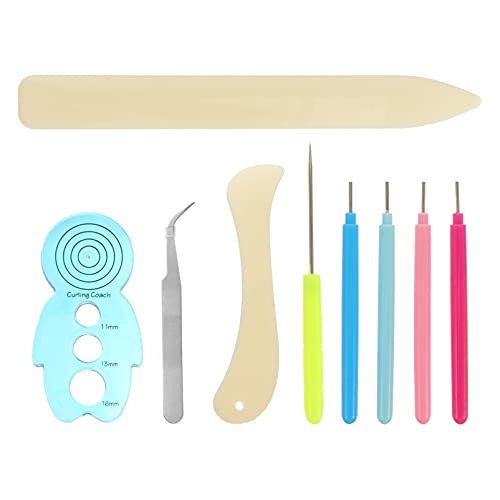 Housoutil 9 Stück Teiliges Papier Quilling Werkzeug Set mit Roll und Curl Nadelstift für Diy Kunsthandwerk Multifunktionales Quilling Tool für Anfänger und Bastelbegeisterte Housoutil 9 Stück Teiliges Papier Quilling Werkzeug Set mit Roll und Curl Nadelstift für Diy Kunsthandwerk Multifunktionales Quilling Tool für Anfänger und Bastelbegeisterte von Housoutil