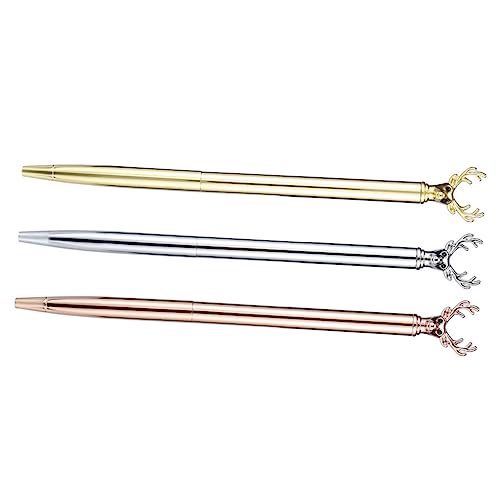 Housoutil 9 Teiliges Metall Kugelschreiber mit Kreative Schul Kugelschreiber in Gold Silber Roségold Leichte Tragbare Schreibgeräte für Schule und Büro Housoutil 9 Teiliges Metall Kugelschreiber mit Kreative Schul Kugelschreiber in Gold Silber Roségold Leichte Tragbare Schreibgeräte für Schule und Büro von Housoutil