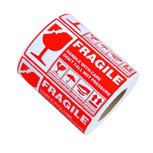 Housoutil 900 Stck. Fragile Warnetiketten Selbstklebend Für Verpackung Versand Aufkleber Handle With Care Für Kartons Kunststoff Housoutil 900 Stck. Fragile Warnetiketten Selbstklebend Für Verpackung Versand Aufkleber Handle With Care Für Kartons Kunststoff von Housoutil