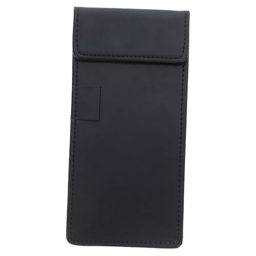 Housoutil A-la-carte-clip Ordner Mini-klemmbrett Für Quittungen Mini-zwischenablage Mini-klemmbretter Notizblockhalter Magnetische Klemmbretter Quittungs-zwischenablage Leder Black von Housoutil