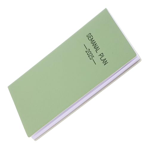 Housoutil Agenda-Buch tragbar Planer groß Tasche Schreiben mit wöchentlich -Notizbuch Notizblock für Arbeit Business Notebook Wochenkalender Notizbücher für die Arbeit Pu Hellgrün von Housoutil