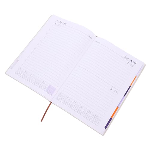 Housoutil Agenda-buch Zu Arbeitsheft Planung Spiral- Planer Notizblock Zeitplan Täglich Kalender Notizbuch Notizbücher Für Stundenpläne Schreiben Monatlich Tag Multi Woche Olivengrün Papier von Housoutil