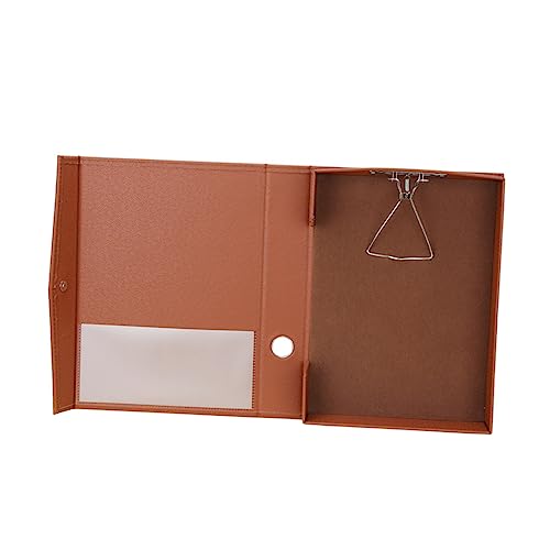 Housoutil Aktenbox Organizer Klemmbretter Schulordner Ablage Von Dokumenten Papierhalter Klemmbrett Profil Klemmbrett Pu Datei Klemmbrett Datei Klemmbrett A4 Papier Klemmbrett von Housoutil