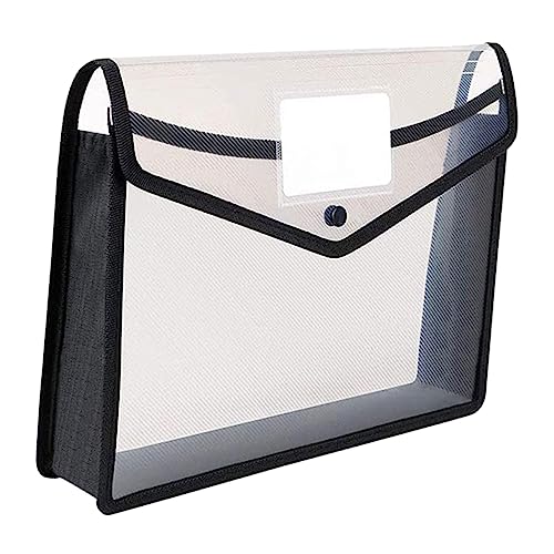 Housoutil Aktenhalter Zipperumschläge Transparent Ordner Löschen Sie Portfolio -taschen Aktentasche Fürs Büro Dateibeutel Mit Großer Kapazitätsbeutel Aktentasche Im A4-format Erweitern Black Housoutil Aktenhalter Zipperumschläge Transparent Ordner Löschen Sie Portfolio -taschen Aktentasche Fürs Büro Dateibeutel Mit Großer Kapazitätsbeutel Aktentasche Im A4-format Erweitern Black von Housoutil