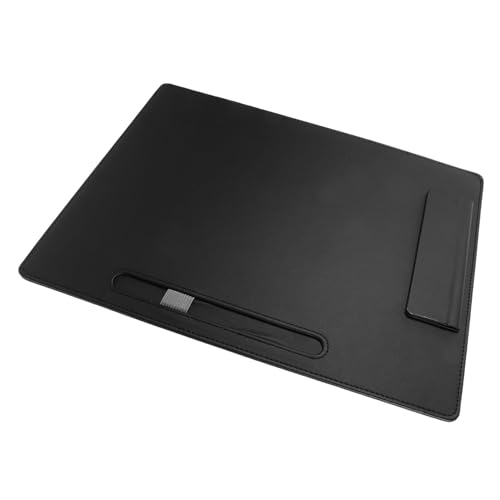 Housoutil Aktenordner Klemmbretter Büro Planke Kleine Zwischenablage rosa Zwischenablage praktisches Akten-Klemmbrett Konferenz-Schreibtafel Organisator für Papierakten Clipboard Pu Schwarz von Housoutil