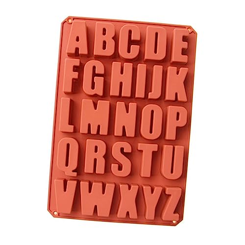Housoutil Alphabet Epoxidharz Gussform mit Lichtstandbasis Diy Buchstabenformen für Einzigartige Handwerksprojekte und Dekorationen von Housoutil