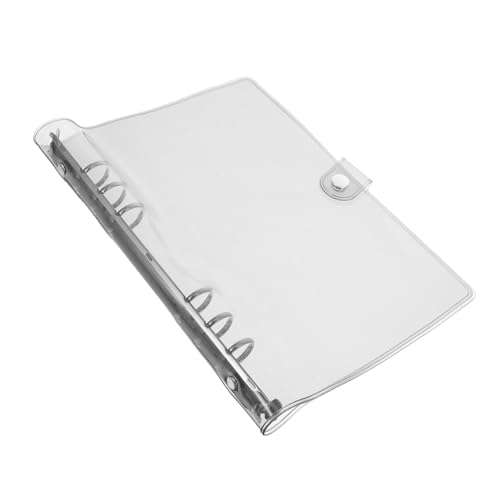 Housoutil Bindemittelschale Papierbinderschale Buchumschläge aus Kunststoff nachfüllbare runde Ringbinder nachfüllbare Ordnerabdeckung Hefter mit losen Blättern PVC Schwarz Housoutil Bindemittelschale Papierbinderschale Buchumschläge aus Kunststoff nachfüllbare runde Ringbinder nachfüllbare Ordnerabdeckung Hefter mit losen Blättern PVC Schwarz von Housoutil