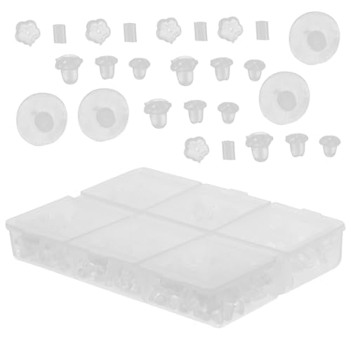 Housoutil Box Mit Silikon Ohrstecker Verschlüssen Transparente Ohrring Stopper Für Sicheren Halt Für DIY Schmuckzubehör Langlebig Und Bequem Zu Verwenden Housoutil Box Mit Silikon Ohrstecker Verschlüssen Transparente Ohrring Stopper Für Sicheren Halt Für DIY Schmuckzubehör Langlebig Und Bequem Zu Verwenden von Housoutil