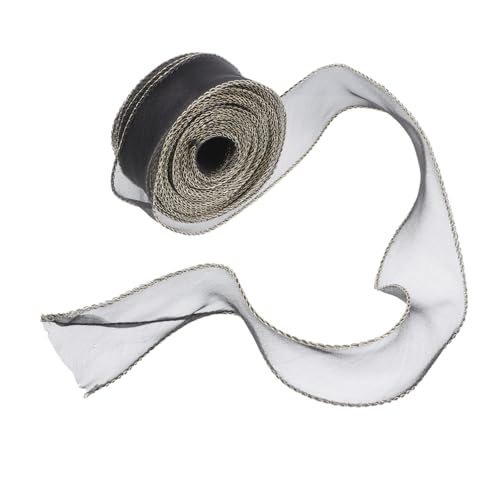 Housoutil Breites Schwarzes Chiffonband mit Elegantem Goldenen Rand Weiches Polyester Vielseitig für Basteln Geschenkverpackungen Arrangements DIY Hochzeits und Festdeko Housoutil Breites Schwarzes Chiffonband mit Elegantem Goldenen Rand Weiches Polyester Vielseitig für Basteln Geschenkverpackungen Arrangements DIY Hochzeits und Festdeko von Housoutil
