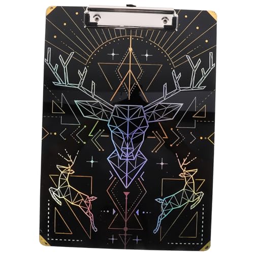 Housoutil Buchboardordner Multifunktions-klemmbrett Papier Organisation Doppelclip Des Zwischenablettungsordners Ordner Mit Zwischenablage Büro-schreibtafel Black Acryl von Housoutil