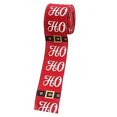 Housoutil Christbaumschmuck für Weihnachtsbänder Bausatz silbernes Geschenkband Eisstockschießen Mini ribbon bandfeile weihnachtsdeko present box Bandverpackungsdekoration Bänder zum Basteln von Housoutil