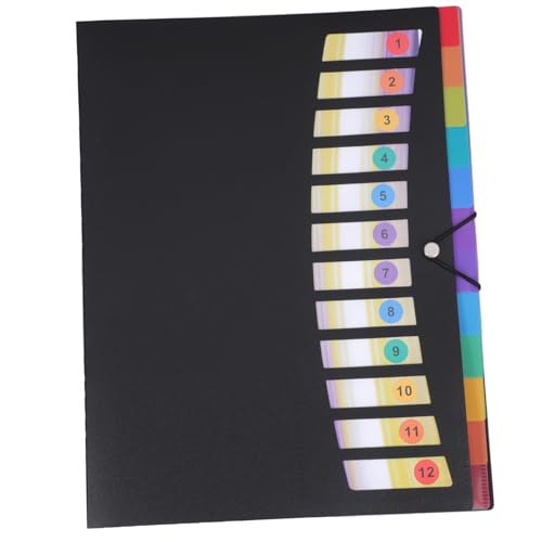 Housoutil Clusterordner Tragbar Veranstalter Büroorganisation Ordner-organizer-binder Unterlagen Taschen Bindemittel Mehrere Schreibwaren Bürodateiordner Akkordeondateiordner Schwarz Pp Housoutil Clusterordner Tragbar Veranstalter Büroorganisation Ordner-organizer-binder Unterlagen Taschen Bindemittel Mehrere Schreibwaren Bürodateiordner Akkordeondateiordner Schwarz Pp von Housoutil