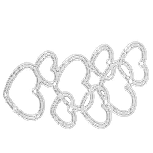 Housoutil DIY Herz Metall Stanzformen Prägeschablonen Für Scrapbooking Und Kartenherstellung Mehrzweck Stanzschablonen Bastelwerkzeuge Für Projekte Housoutil DIY Herz Metall Stanzformen Prägeschablonen Für Scrapbooking Und Kartenherstellung Mehrzweck Stanzschablonen Bastelwerkzeuge Für Projekte von Housoutil