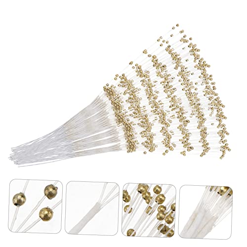 Housoutil DIY Perlenketten Goldfarbene Perlenstäbe Perlen pro Stab Hochzeit Schmuck Zubehör Kreative Handgemachte Party Dekoration Housoutil DIY Perlenketten Goldfarbene Perlenstäbe Perlen pro Stab Hochzeit Schmuck Zubehör Kreative Handgemachte Party Dekoration von Housoutil