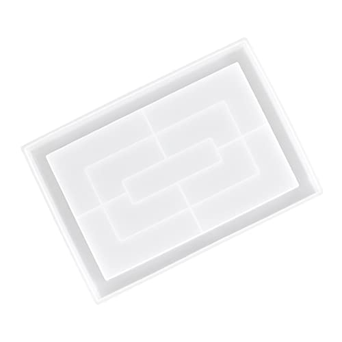 Housoutil DIY Silikonform für Epoxidharz Handgefertigte Gießform für Blumenhalter Tabletts für Bastelprojekte und Langlebig und Vielseitig von Housoutil