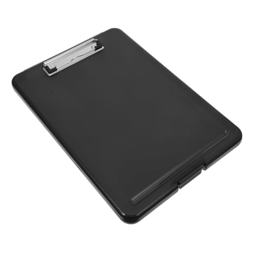 Housoutil Datei Aufbewahrungsbox Aufbewahrungsklemmbrett für Krankenschwestern Bau-Zwischenablage Klemmbrett mit Deckel Klemmbretthülle Clipboard Kunststoff-Klemmbrett pp Schwarz Housoutil Datei Aufbewahrungsbox Aufbewahrungsklemmbrett für Krankenschwestern Bau-Zwischenablage Klemmbrett mit Deckel Klemmbretthülle Clipboard Kunststoff-Klemmbrett pp Schwarz von Housoutil