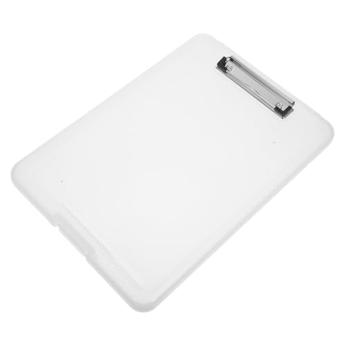 Housoutil Datei Aufbewahrungsbox Klemmbrett Mit Deckel Schlanke Zwischenablage Mit Speicher Bau-zwischenablage Zwischenablage Sperren Clipboard Faltbares Klemmbrett Transparent Pp von Housoutil