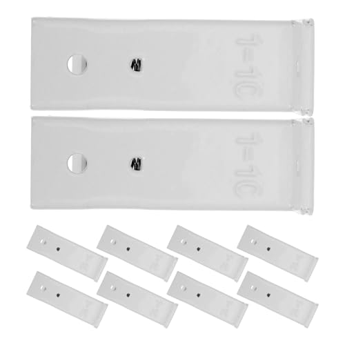 Housoutil Decken-vorhangschienen-montagehalterungs-Set 10er-Pack Eisen Stabil Für Fensterbehandlungen von Housoutil