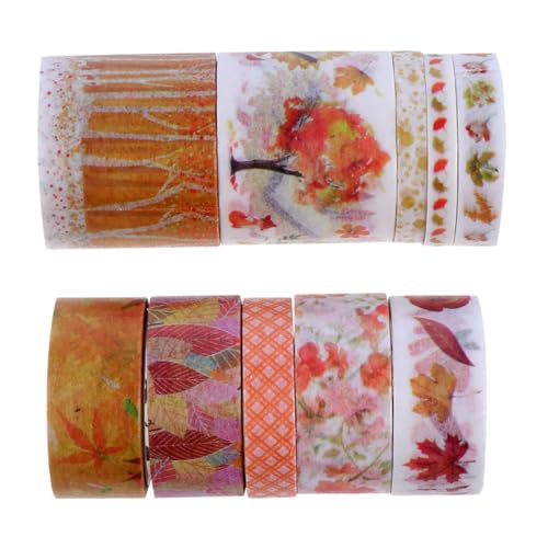 Housoutil Dekorative Klebebänder für Scrapbooking DIY Washi Tape mit Niedlichen Mustern für Geschenkverpackungen Tagebücher Kalender und Projekte von Housoutil