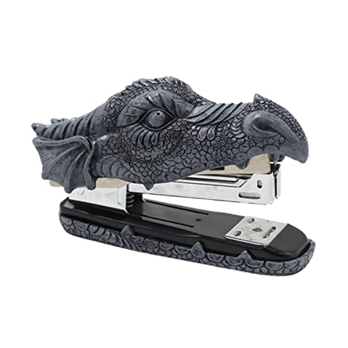Housoutil Dekorativer Drachen Heftgerät Handhefter aus Robustem Material für Schule Büro und Zuhause Kreatives Design als Schreibtisch Deko Langlebiges Heftwerkzeug Einzigartiger Drachen von Housoutil