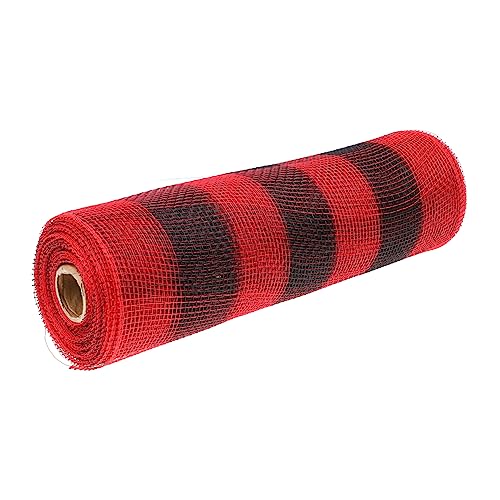 Housoutil Dekoratives Mesh Band Rot Schwarz Netzgarn Geschenkband für DIY Festliche Verpackung und Partydekoration Leicht und Langlebig für Geschenkverpackung und Bastelarbeiten Housoutil Dekoratives Mesh Band Rot Schwarz Netzgarn Geschenkband für DIY Festliche Verpackung und Partydekoration Leicht und Langlebig für Geschenkverpackung und Bastelarbeiten von Housoutil